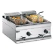 Picture of Lincat Silverlink 600 Electric Counter-top Twin Tank Fryer - 2 Baskets - W 600 mm - 2 x 9.0 kW - DF618