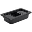 Picture of Vogue Polycarbonate 1/4 Gastronorm Container 65mm Black - U466