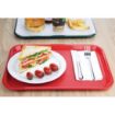 Picture of Olympia Kristallon Polypropylene Fast Food Tray Red Medium 415mm - P504