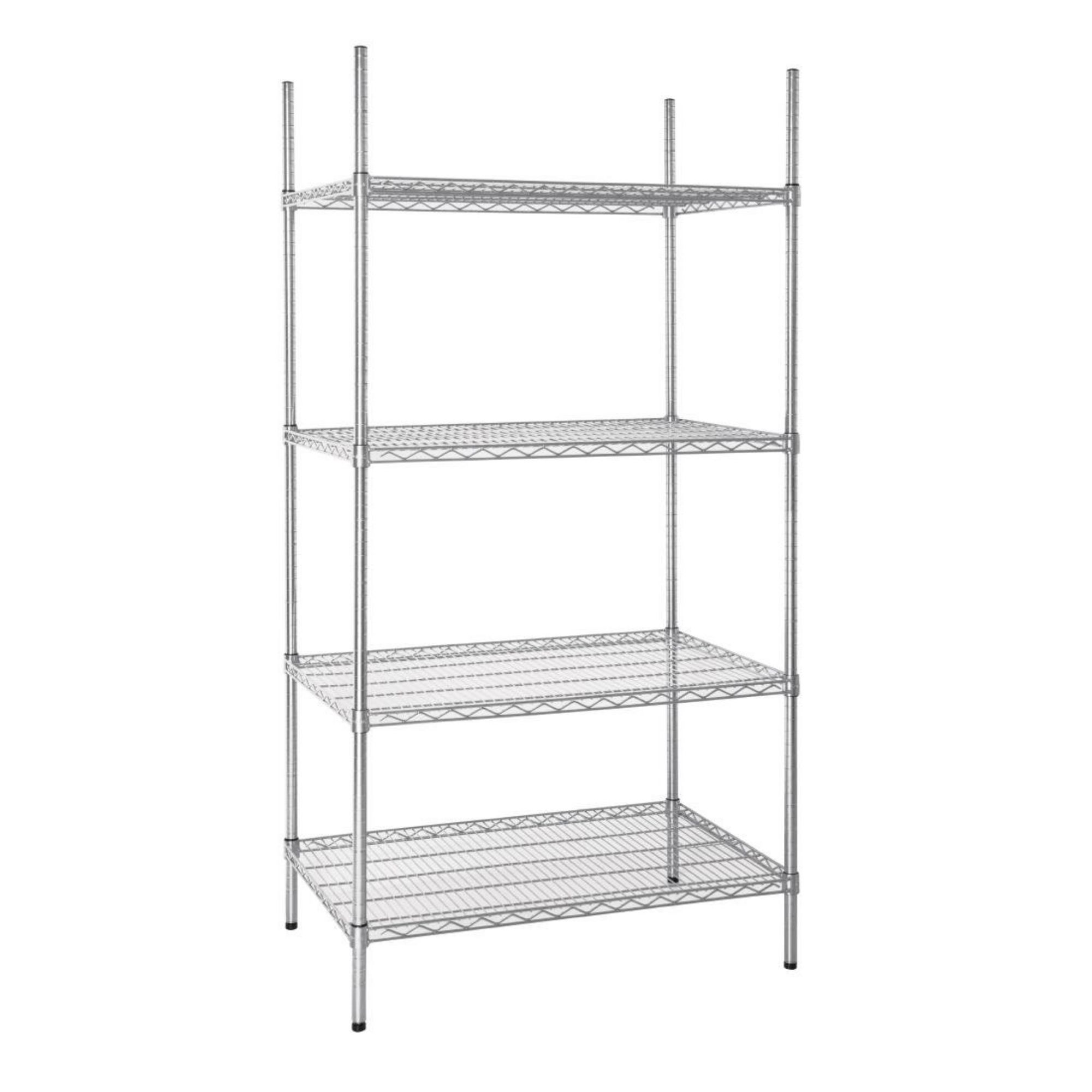 Picture of Vogue 4 Tier Wire Shelving Kit 915x610mm - U256