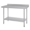 Picture of Vogue Stainless Steel Prep Table with Upstand 1200mm - T381