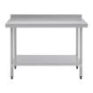 Picture of Vogue Stainless Steel Prep Table with Upstand 1200mm - T381
