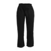 Picture of Whites Vegas Chef Trousers Polycotton Black L (5 Pack)