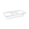 Picture of Vogue Polycarbonate 1/3 Gastronorm Container 65mm Clear - U232
