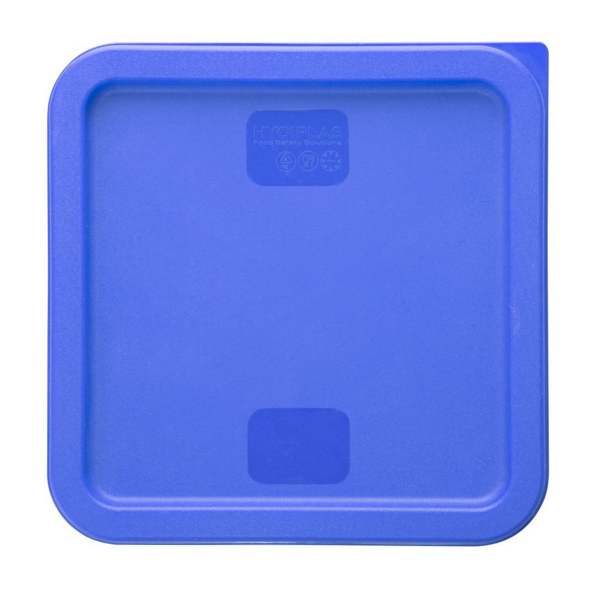 Picture of Hygiplas Square Food Storage Container Lid Blue Medium