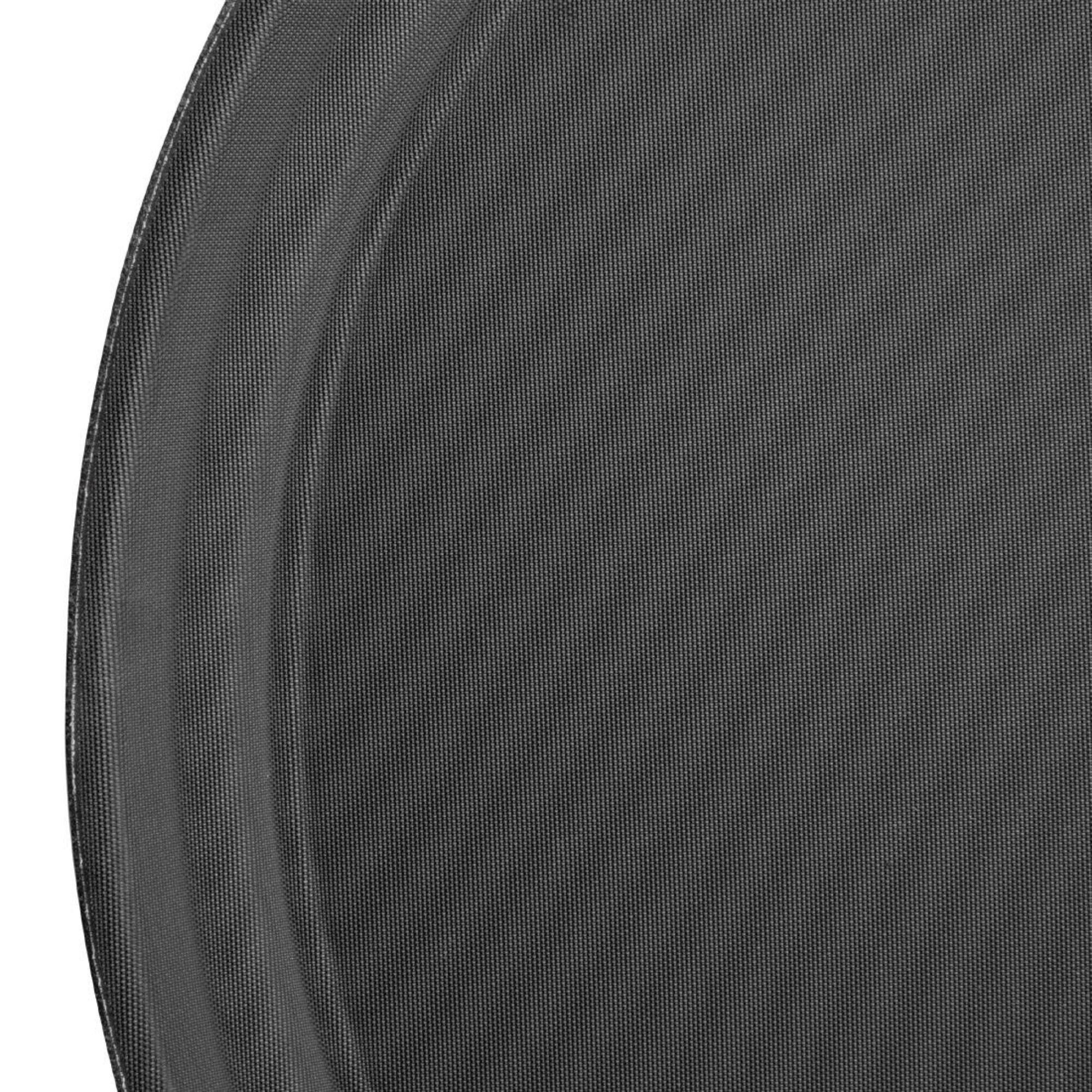Picture of Olympia Kristallon Fibreglass Round Non-Slip Tray Black 356mm