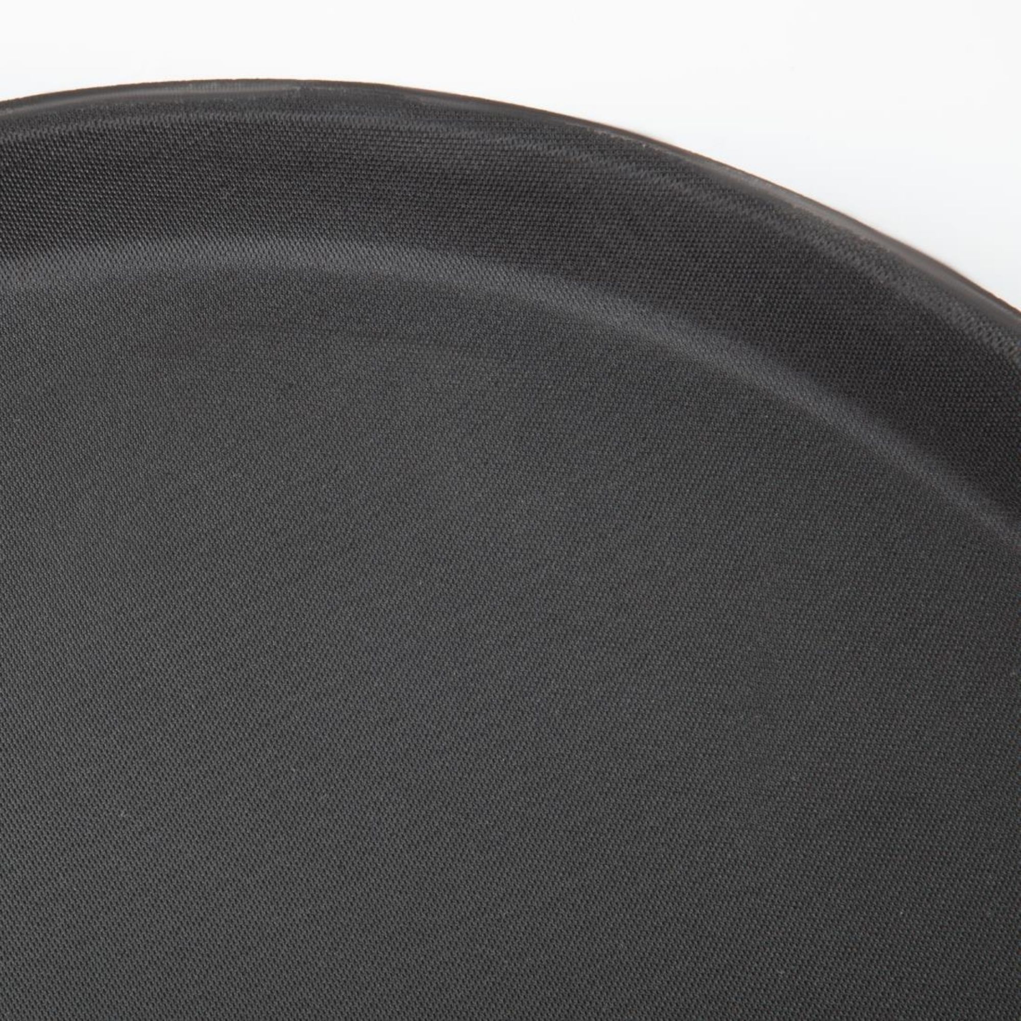 Picture of Olympia Kristallon Fibreglass Round Non-Slip Tray Black 356mm