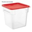Picture of Hygiplas Polycarbonate Square Storage Container 7Ltr - HY403