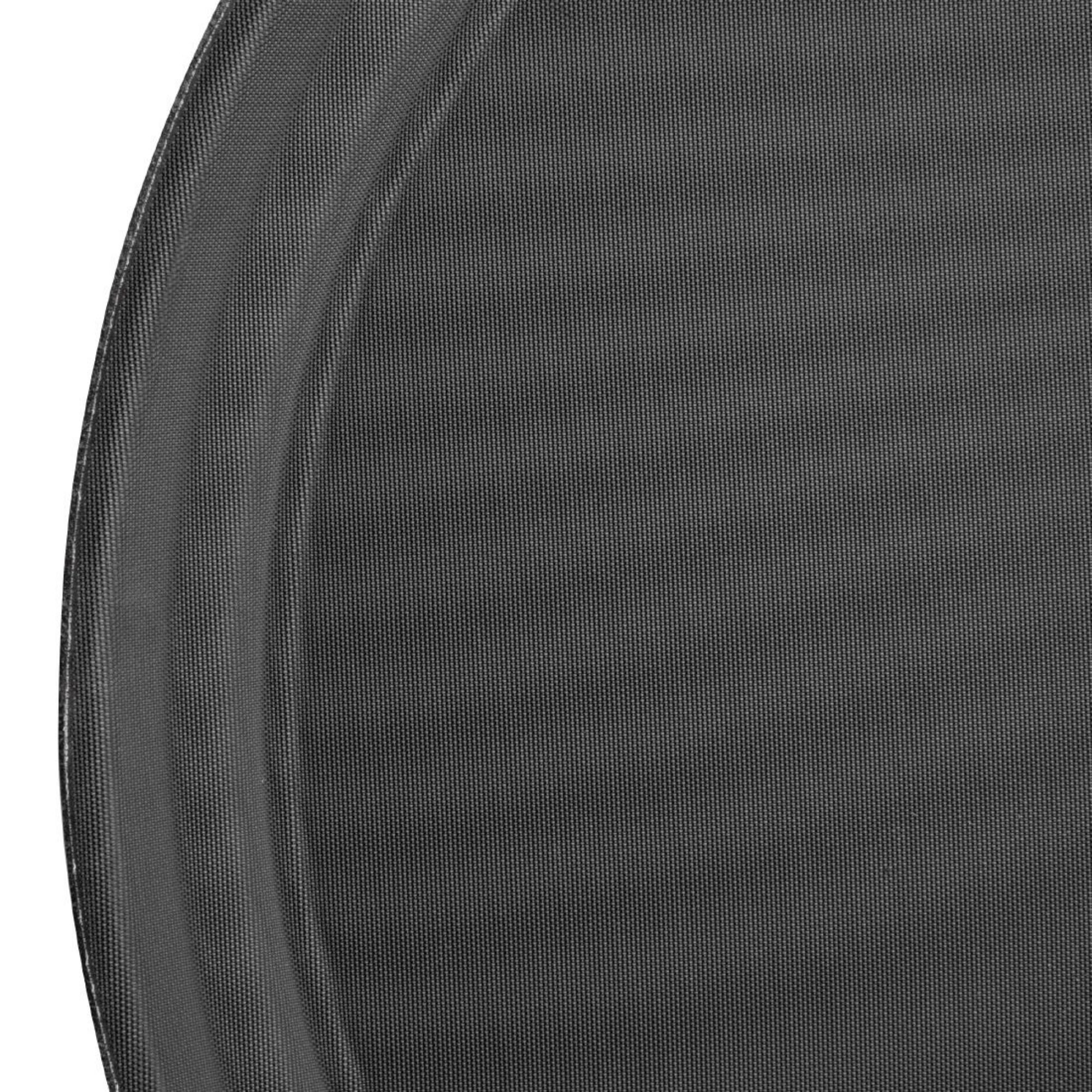 Picture of Olympia Kristallon Fibreglass Round Non-Slip Tray Black 280mm