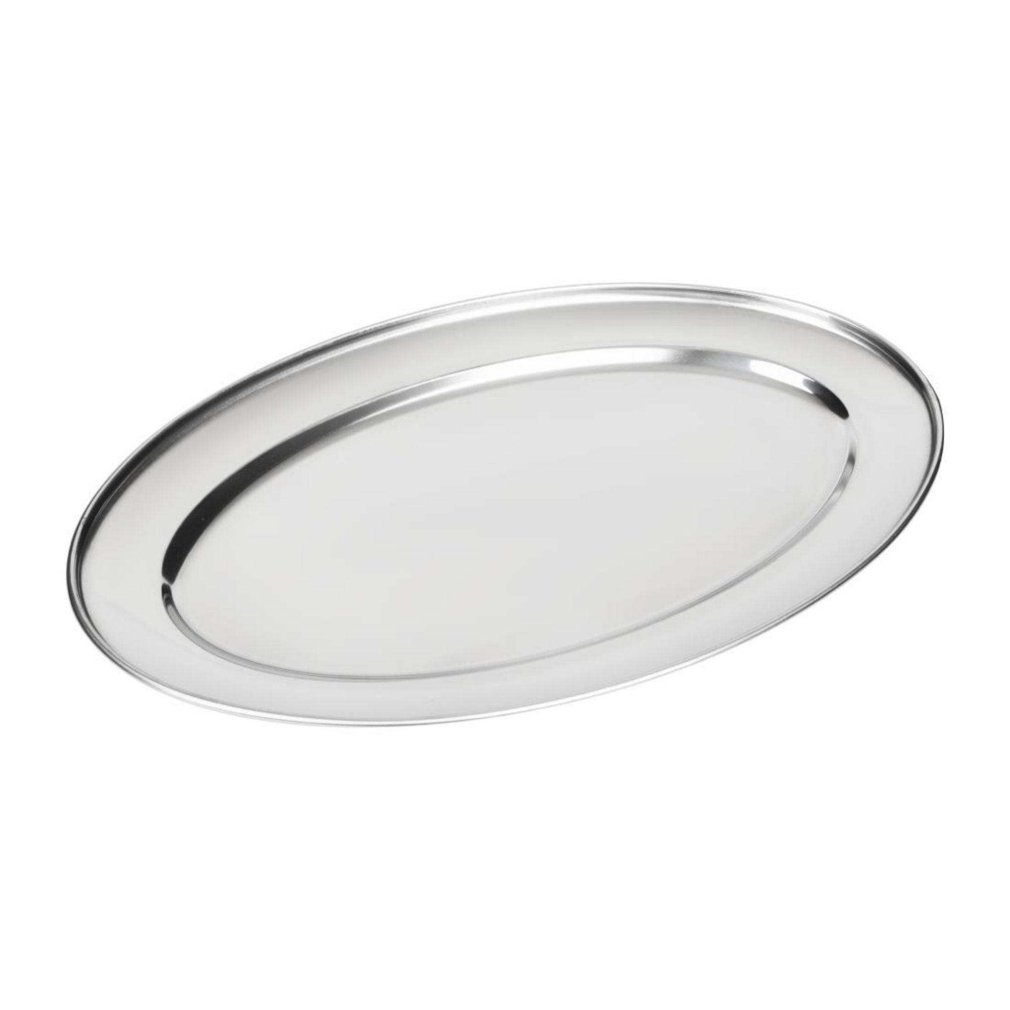 Picture of Olympia Stainless Steel Oval Serving Tray 350mm