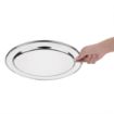 Picture of Olympia Stainless Steel Oval Serving Tray 350mm - K364