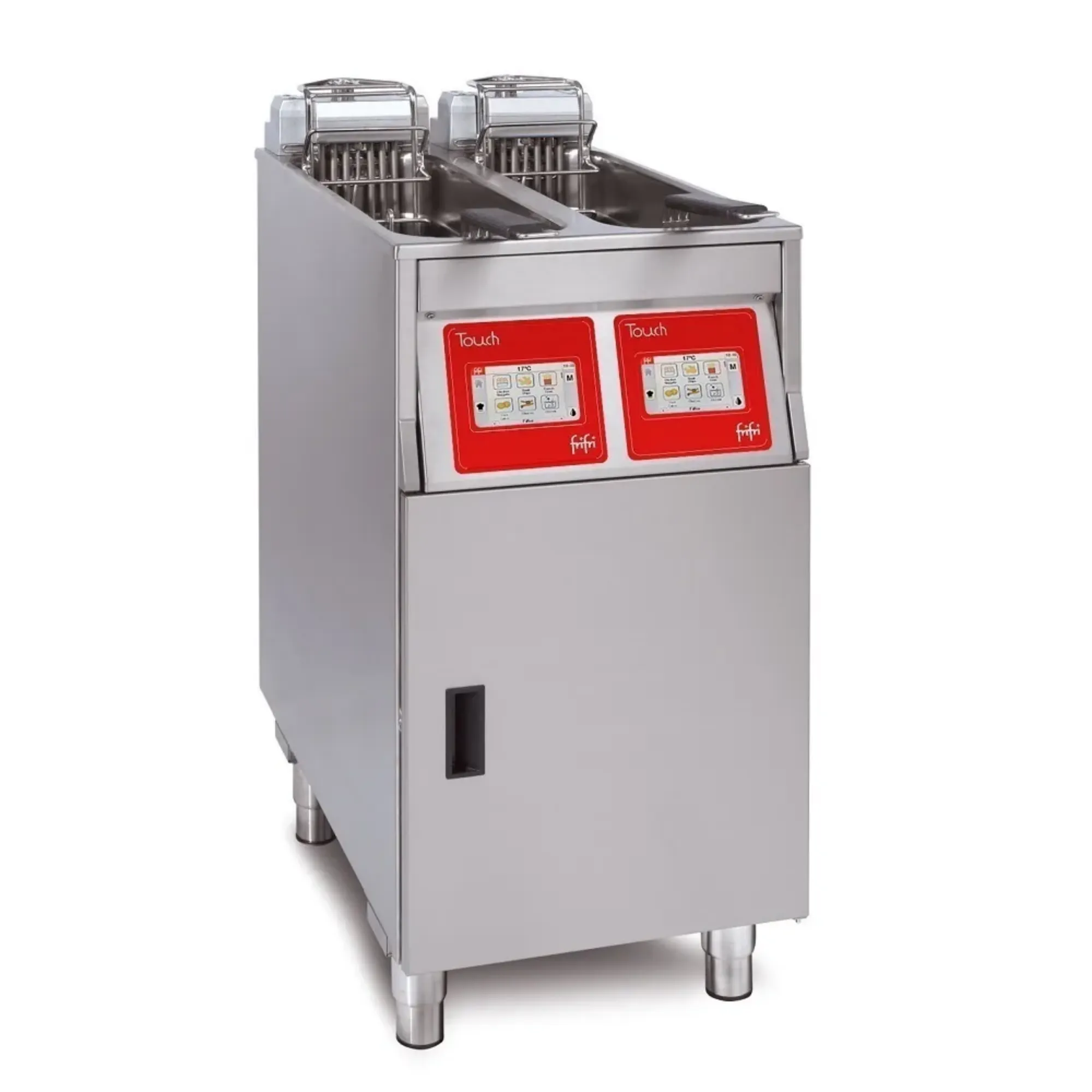 Picture of FriFri Touch 422 Electric Free-standing Twin Tank Fryer - 2 Baskets - W 400 mm - 2 x 9.0 kW - Single Phase - TL422M12G0