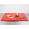 Picture of Hygiplas Thick High Density Red Chopping Board Large 600x450x25mm - J047