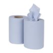 Picture of Nisbets Essentials Centrefeed Blue Rolls 2-Ply 320 Sheets (2 pack) - HY034
