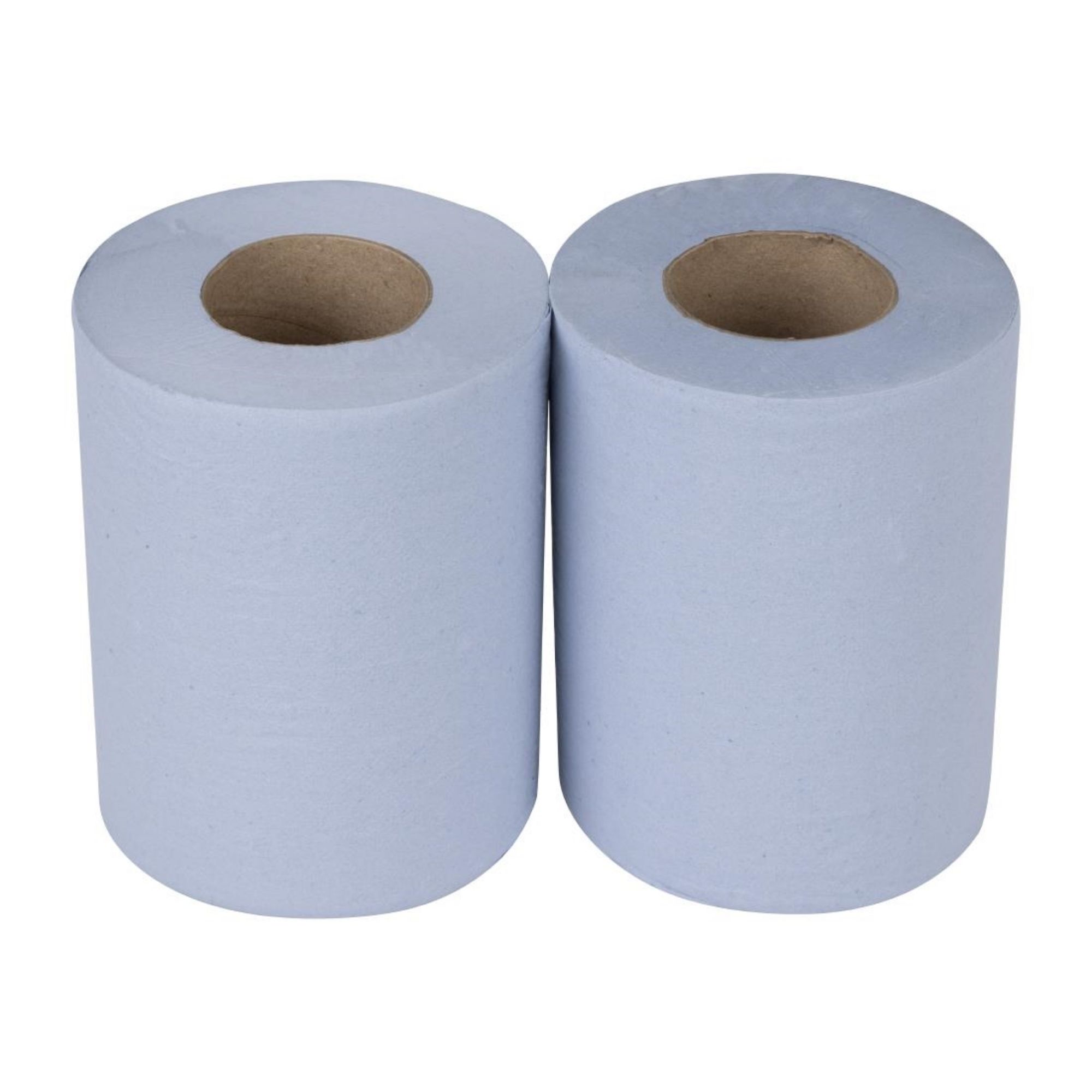 Picture of Nisbets Essentials Centrefeed Blue Rolls 2-Ply 320 Sheets (2 pack)