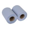 Picture of Nisbets Essentials Centrefeed Blue Rolls 2-Ply 320 Sheets (2 pack) - HY034