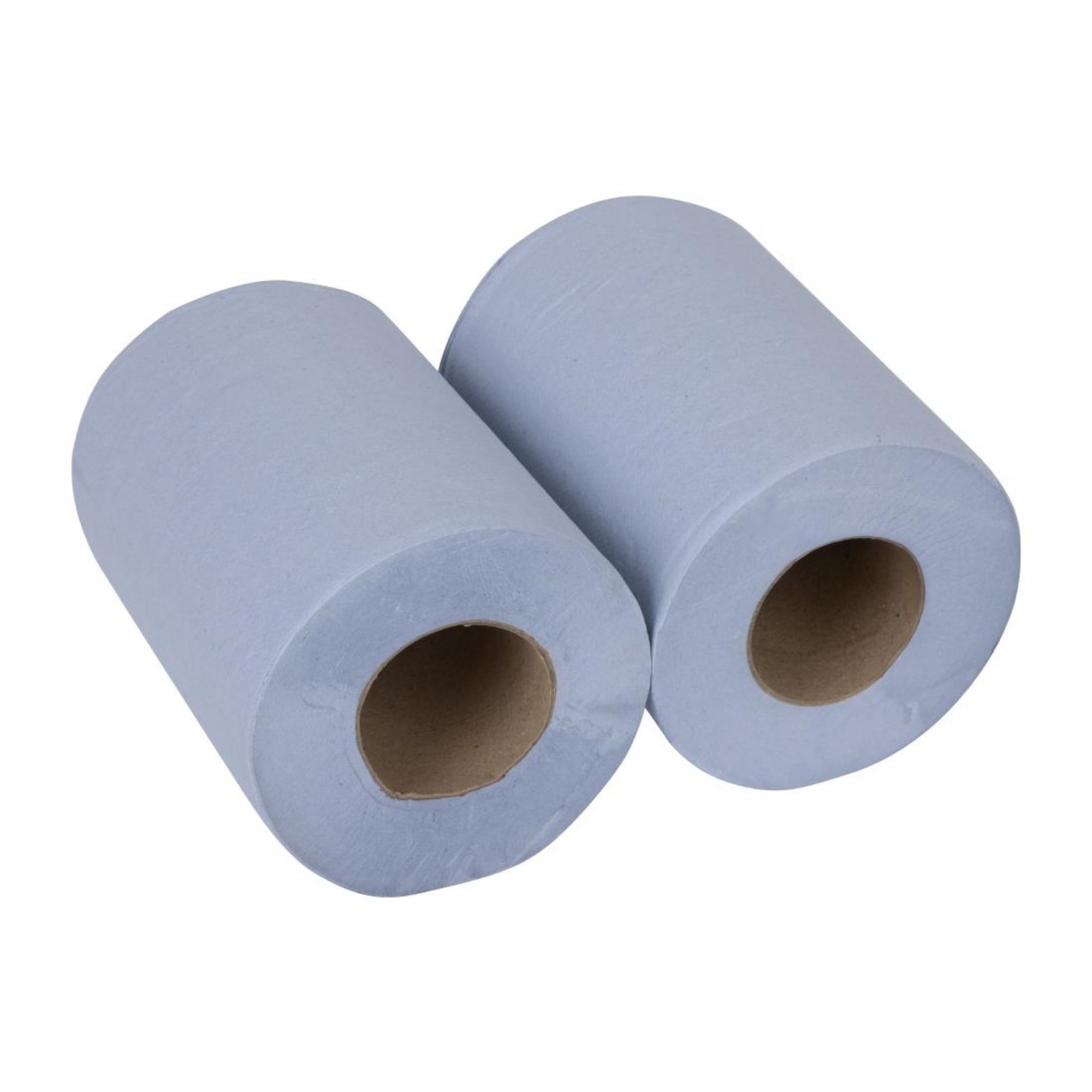 Picture of Nisbets Essentials Centrefeed Blue Rolls 2-Ply 320 Sheets (2 pack)
