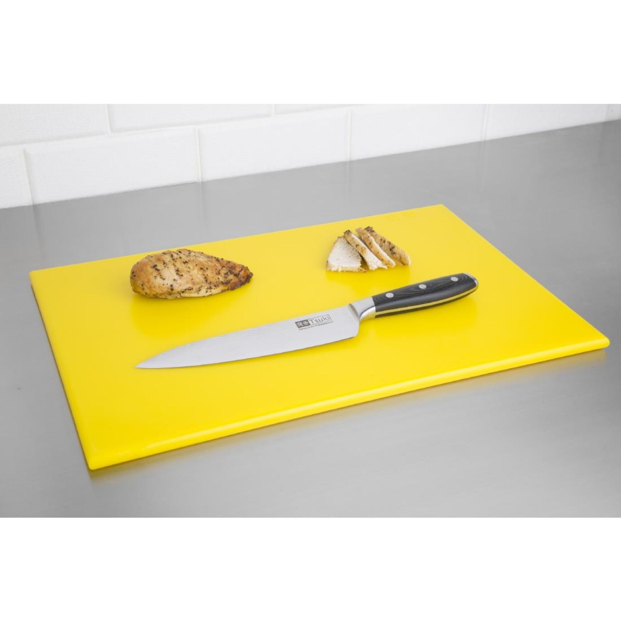 Picture of Hygiplas High Density Yellow Chopping Board Standard 450x300x12mm