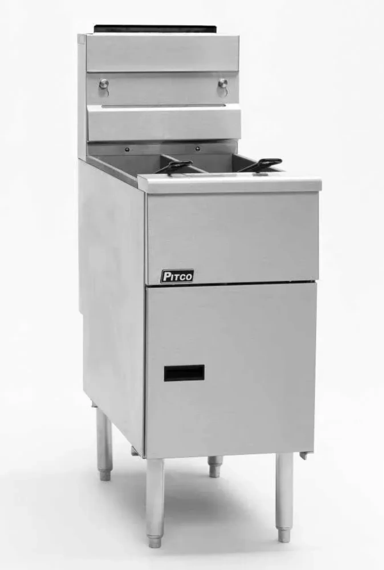 Picture of Pitco SG14T Twin Tank Gas Fryer - SG14TOG