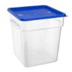 Picture of Hygiplas Square Food Storage Container Lid Blue Large - HY412