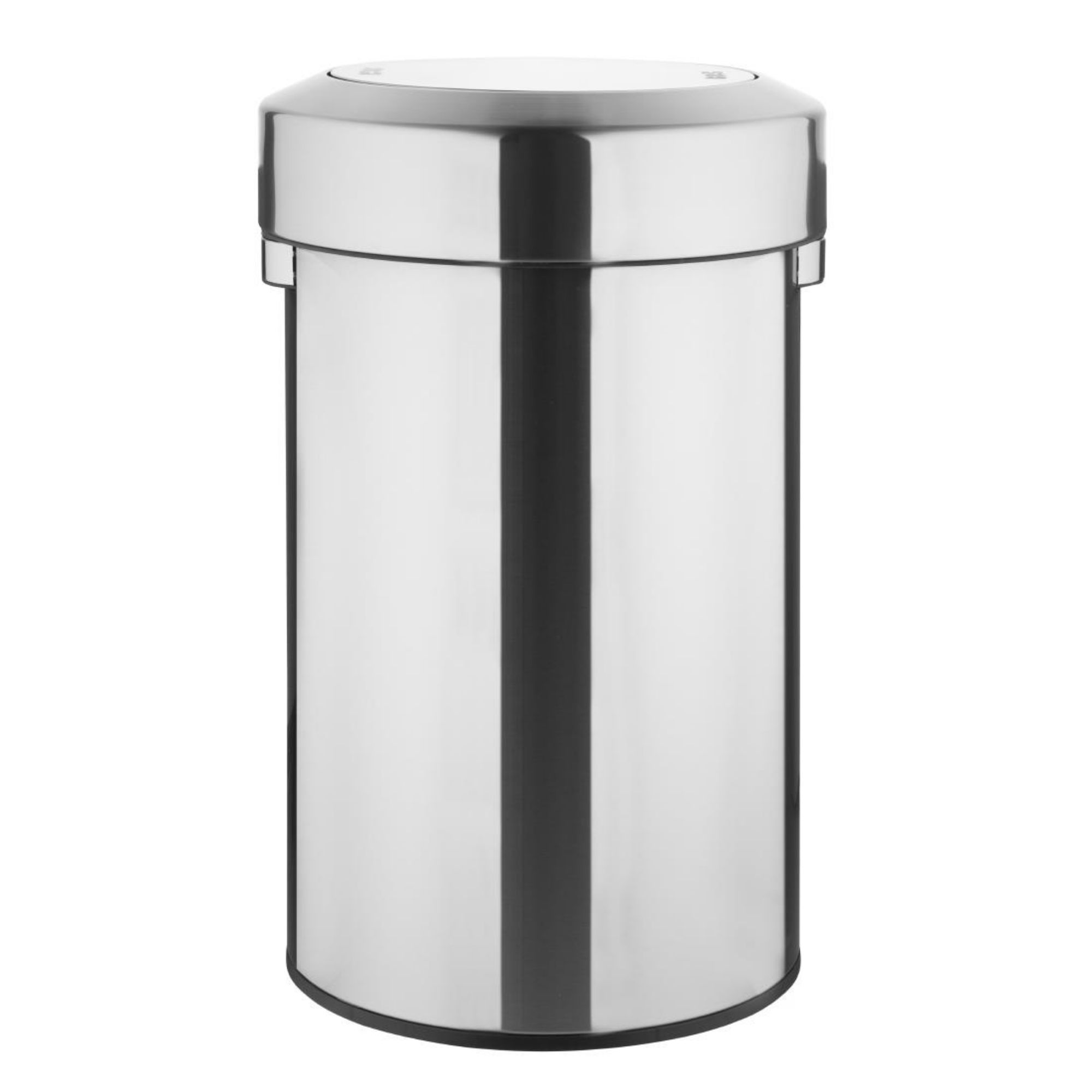 Picture of Bolero Bin with Swing Lid Brushed Steel 70Ltr - HT461