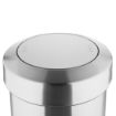 Picture of Bolero Bin with Swing Lid Brushed Steel 70Ltr - HT461