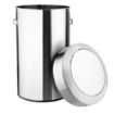 Picture of Bolero Bin with Swing Lid Brushed Steel 70Ltr - HT461