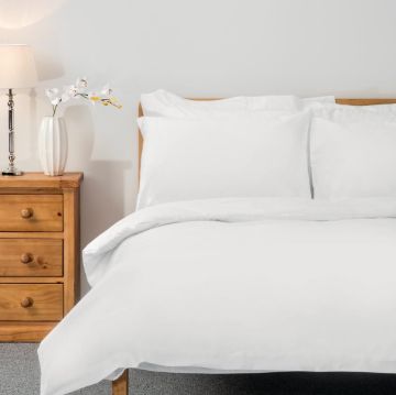 Picture of Mitre Comfort Percale Duvet Cover White King Size