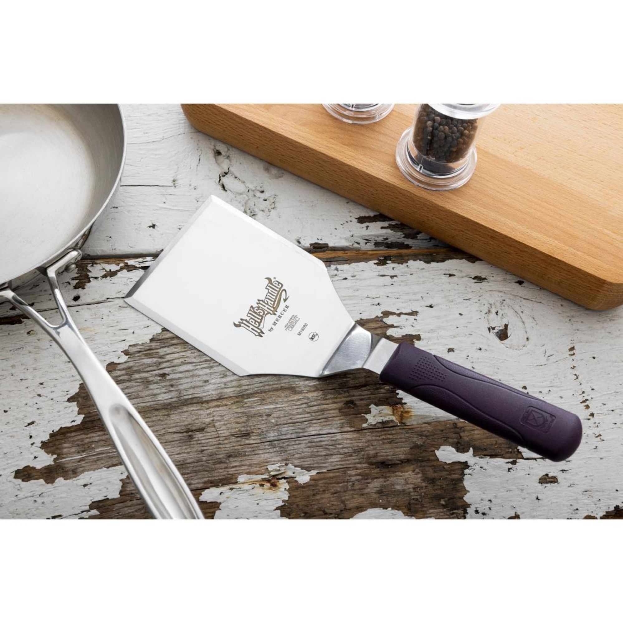 Picture of Mercer Culinary Hells Handle Heat Resistant Heavy Duty Spatula Large