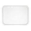 Picture of Olympia Kristallon Polypropylene Fast Food Tray White Large 450mm - GF997