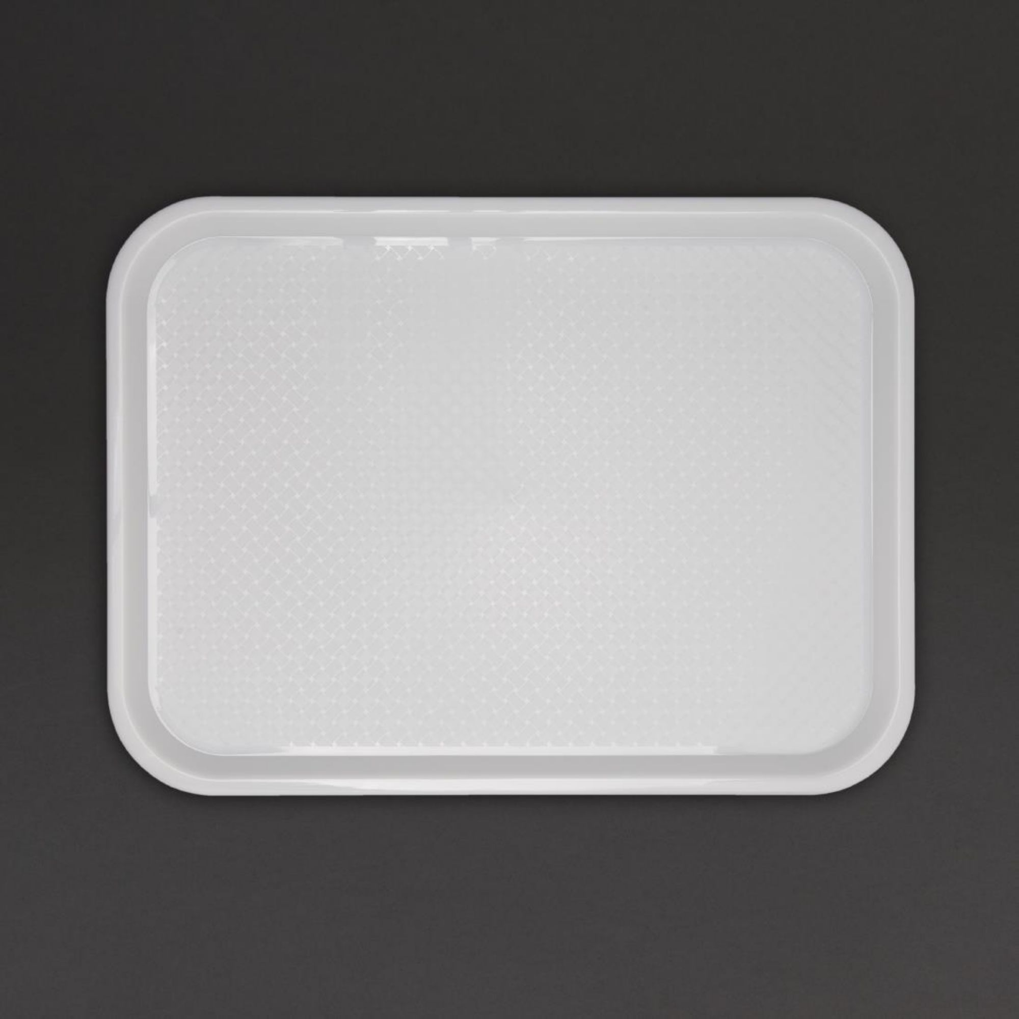 Picture of Olympia Kristallon Polypropylene Fast Food Tray White Large 450mm