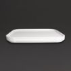 Picture of Olympia Kristallon Polypropylene Fast Food Tray White Large 450mm - GF997
