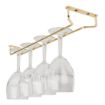 Picture of Beaumont Brass Wine Glass Rack 410mm - GM204