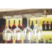 Picture of Beaumont Brass Wine Glass Rack 410mm - GM204