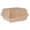 Picture of Colpac Compostable Kraft Burger Boxes Large 135mm (250 pack) - GE803