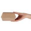Picture of Colpac Compostable Kraft Burger Boxes Large 135mm (250 pack) - GE803