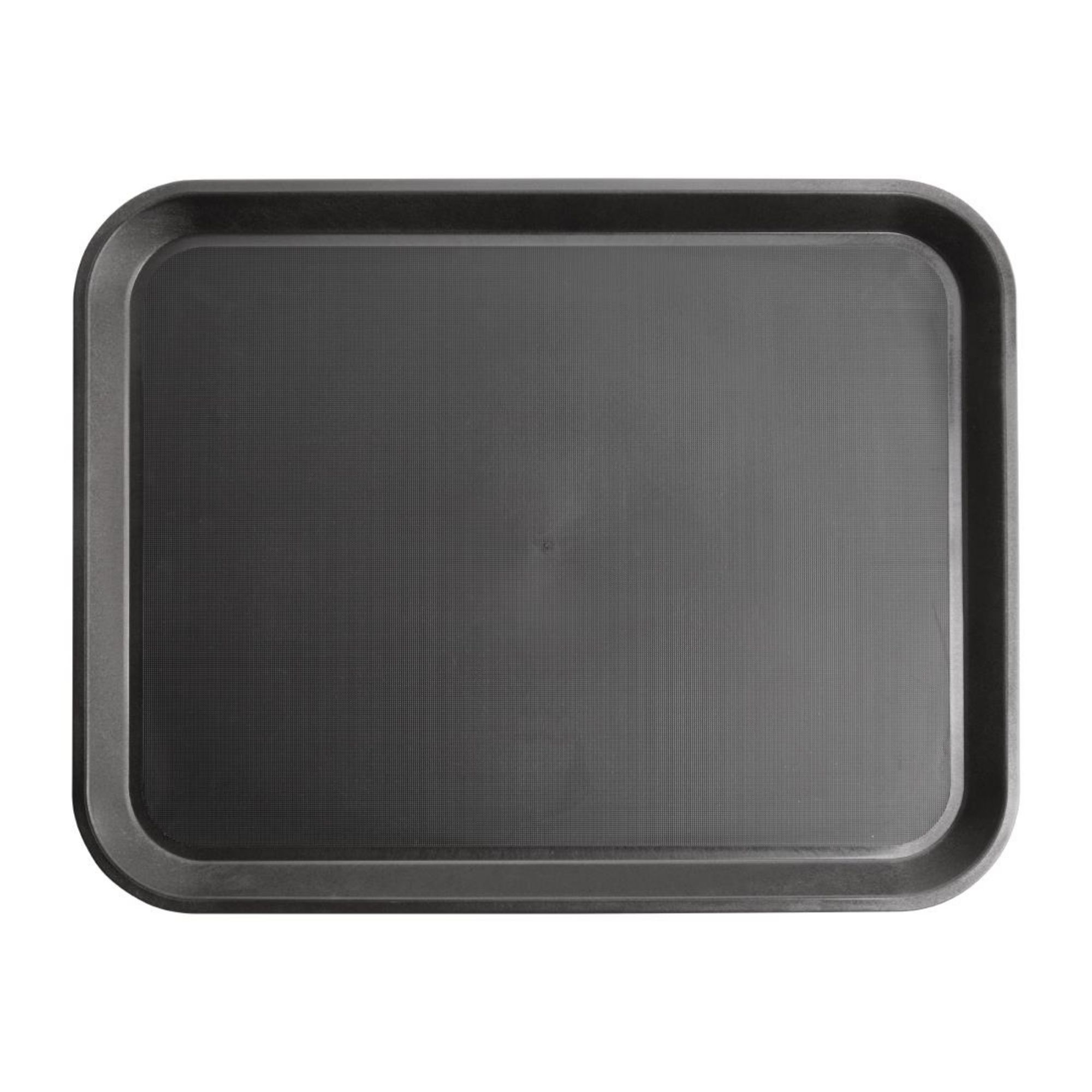 Picture of Olympia Kristallon Polypropylene Rectangular Non-Slip Tray Black 405mm