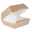 Picture of Colpac Compostable Kraft Burger Boxes Large 135mm (250 pack) - GE803