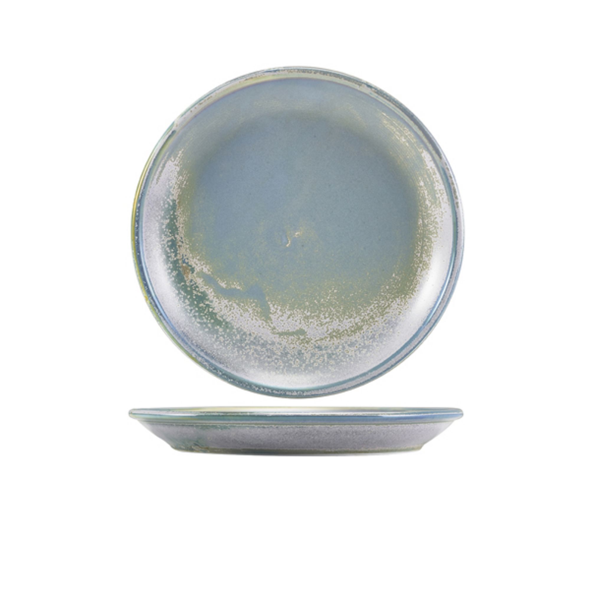Picture of Terra Porcelain Seafoam Coupe Plate 19cm - Pack of 6 - CP-PSF19