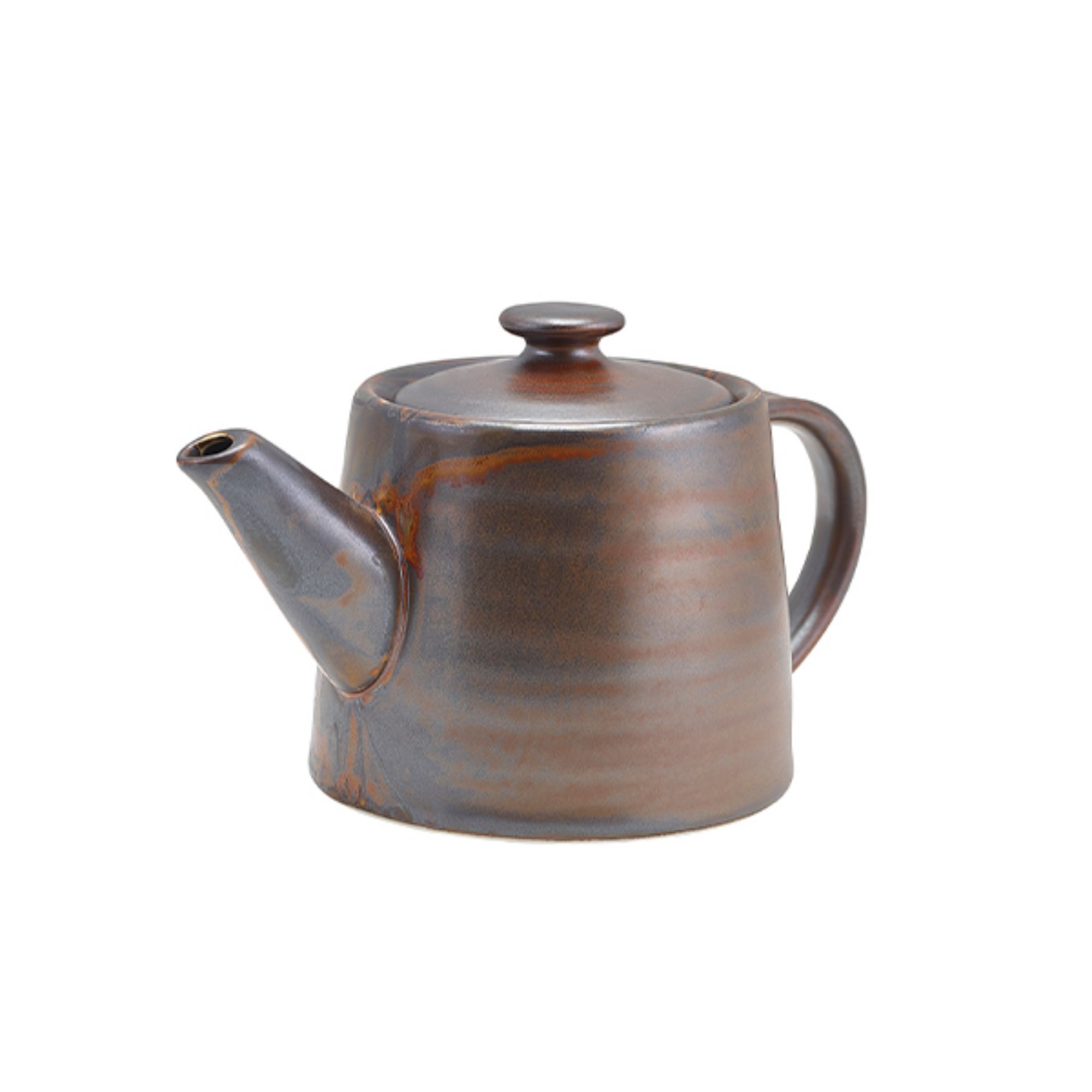 Picture of Terra Porcelain Rustic Copper Teapot 50cl/ 17.6oz - Pack of 6 - TP-PRC50
