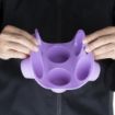 Picture of Hygiplas Flexible Silicone Six Hole Purple Muffin Pan - CX047