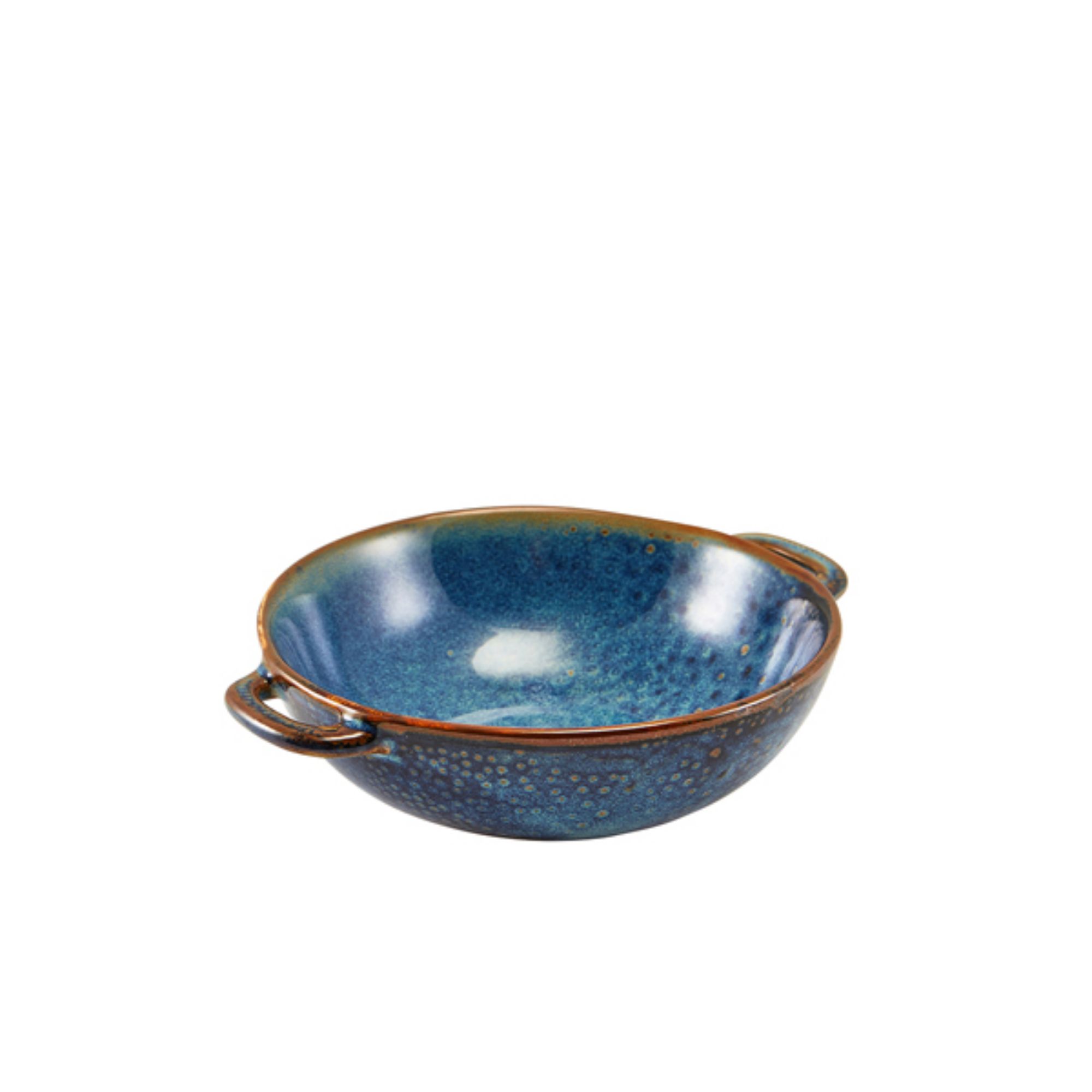 Picture of Terra Porcelain Aqua Blue Balti Dish 15cm - Pack of 6 - BD-PBL15
