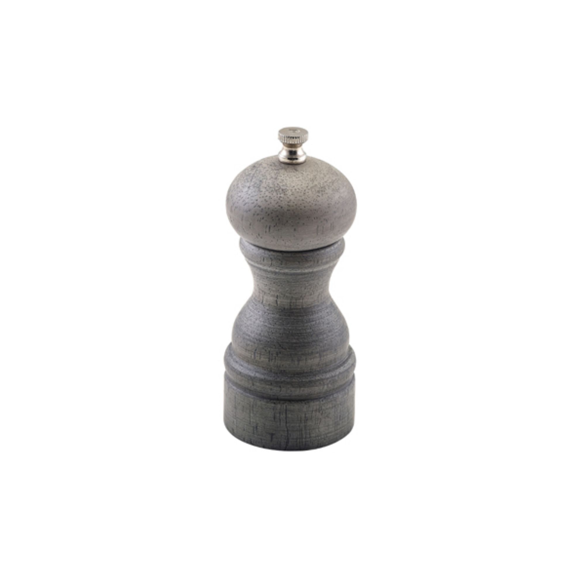 Picture of GenWare Grey Wood Salt/ Pepper Grinder 13cm - Pack of 6 - SPWD13G