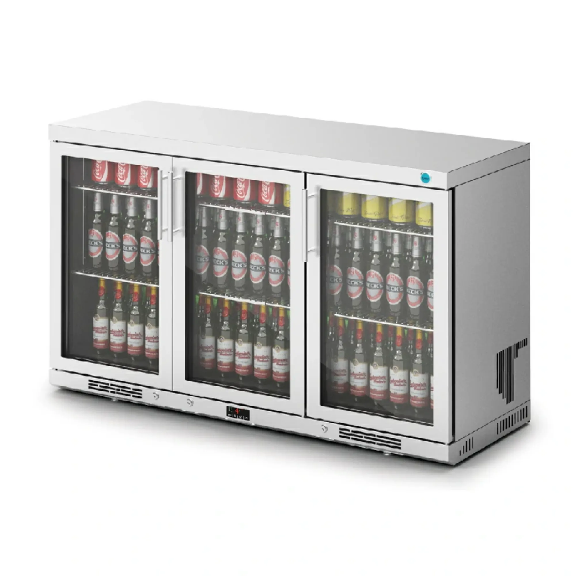Picture of IMC Ventus V135 Bottle Cooler [Front Load] - Glass Door - Stainless Steel Frame - H 800 mm - W 1350 mm - R290 - F76/352