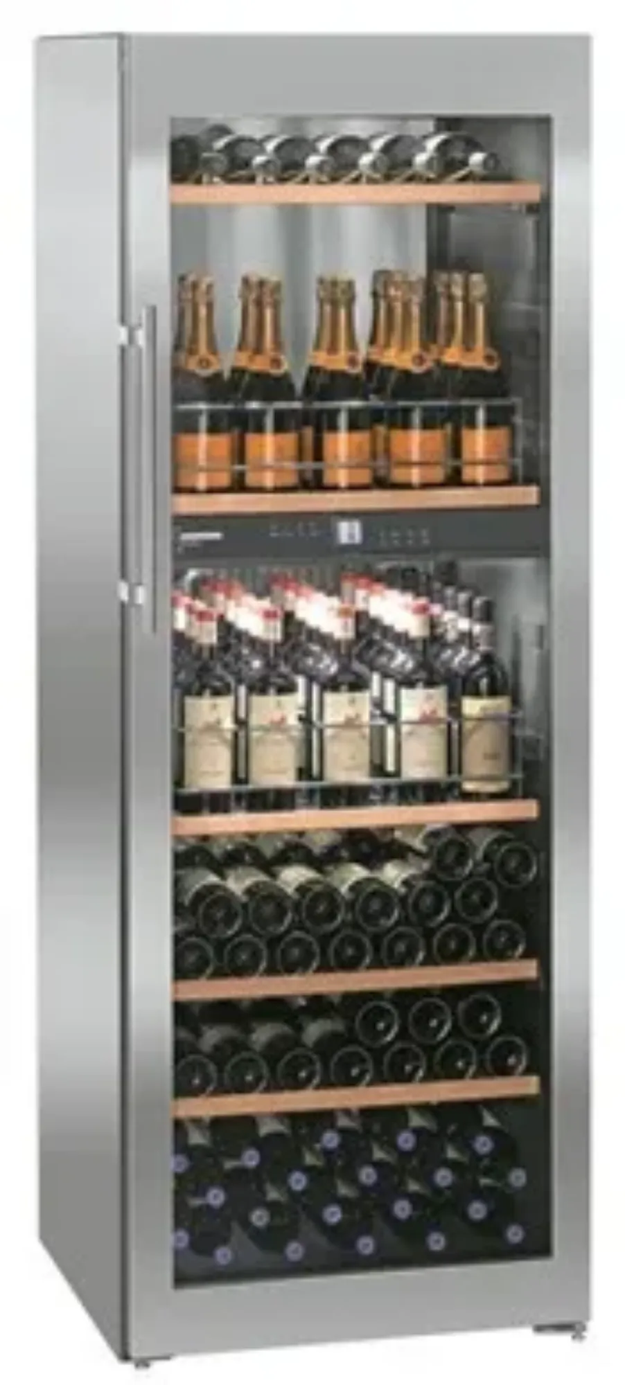 Picture of Liebherr WTPES5972 Glazed Stainless Steel Wine Cabinet 593 Litres - WTPES5972OG