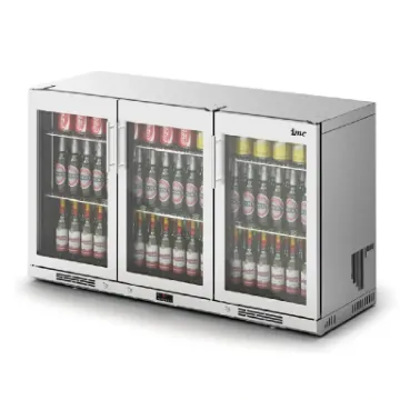 Picture of IMC Ventus V135 Bottle Cooler [Front Load] - Full Front Glass Door - Stainless Steel Frame - H 800 mm - W 1350 mm - R290