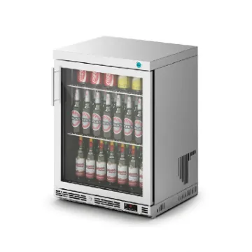 Picture of IMC Ventus V60 Glass Door Bottle Cooler Stainless Steel