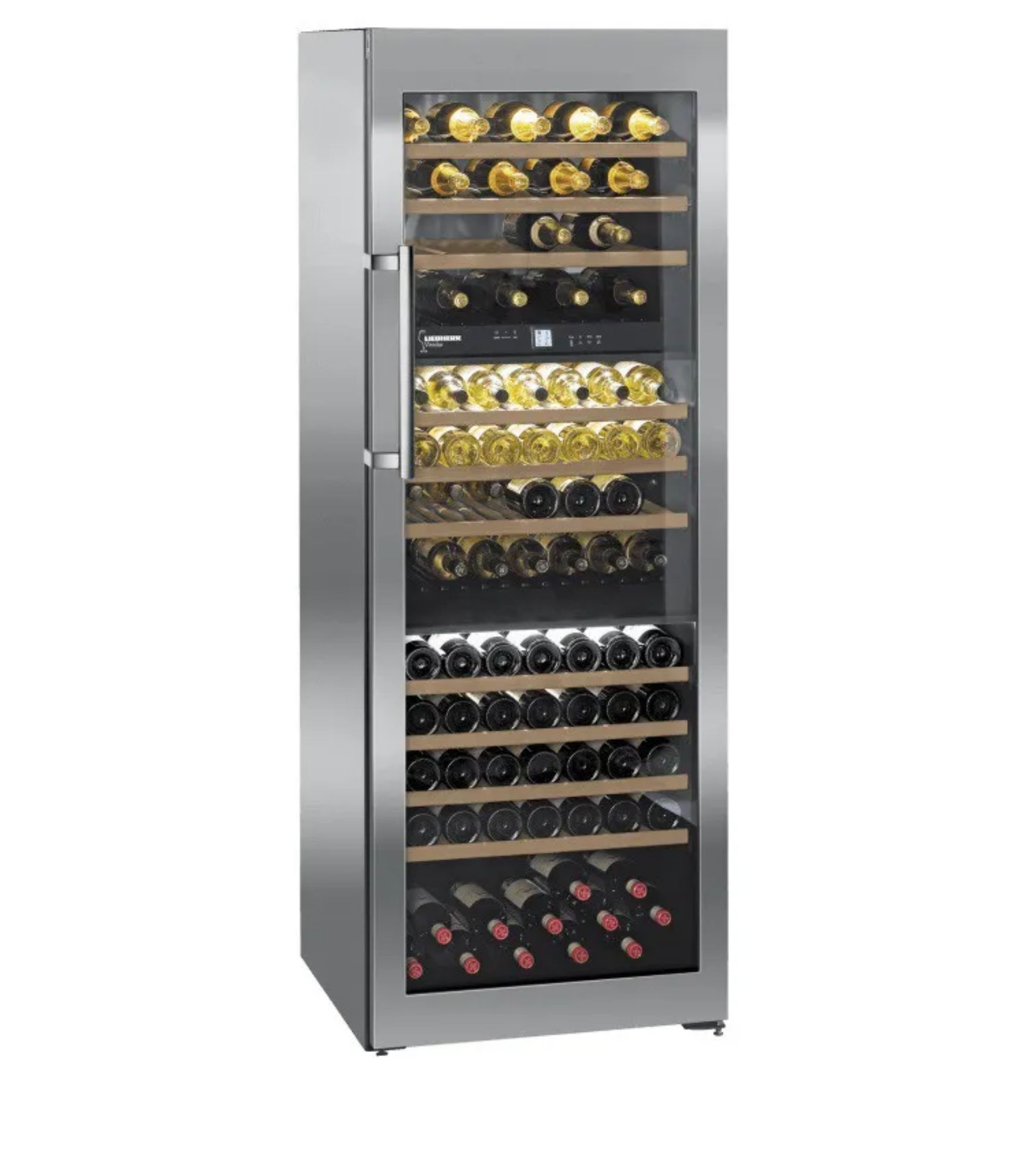 Picture of Liebherr WTES5872 Glazed Stainless Steel Wine Cabinet 578 Litres - WTES5872OG
