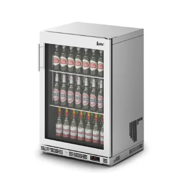 Picture of IMC Ventus V60 Single Glass Door Bottle Cooler Stainless Steel