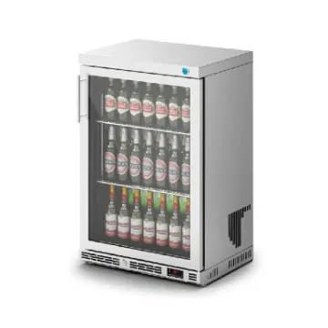 Picture of IMC Ventus V60 Single Glass Door Display Bottle Cooler Stainless Steel